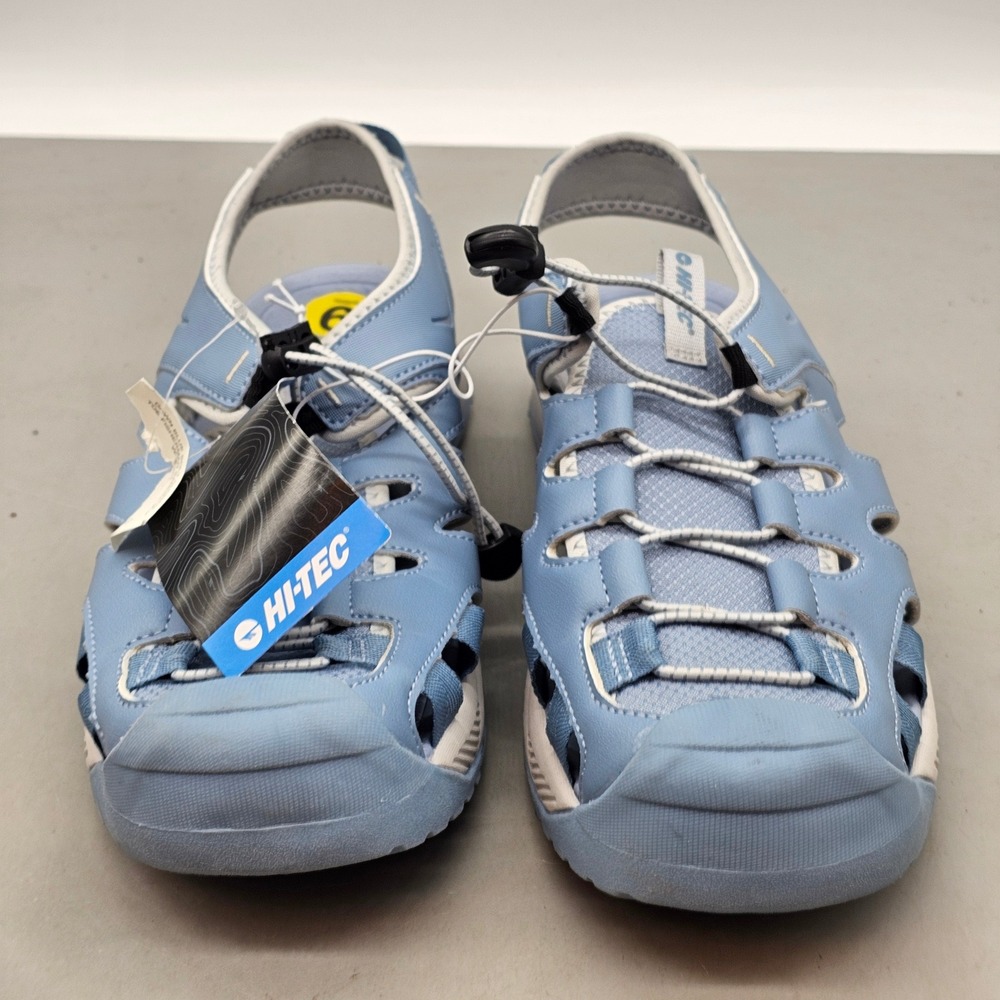 Hi-Tec Bolt Fisherman Sandals Womens 9 Blue Outdoor Hiking Water Shoes CH80430W